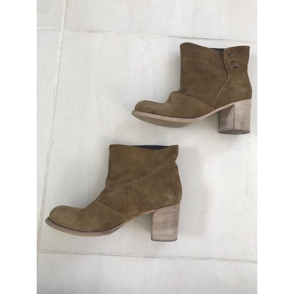 Cordani Suede Slip On Side Snap Ankle Boots Italy - Picture 6 of 12